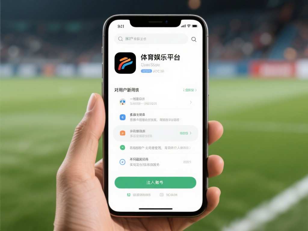 对于新用户来说，获取并使用这样的体育应用非常简单。