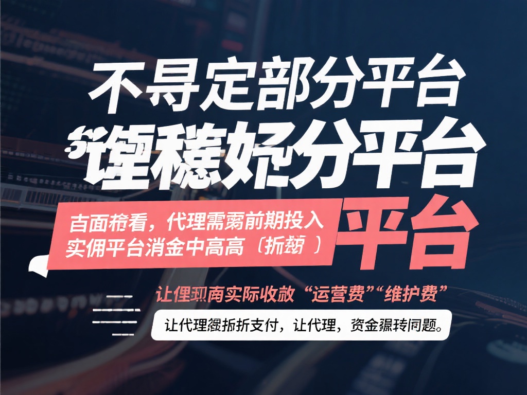 其次，部分平台存在隐性收费的问题。表面上看，代理无