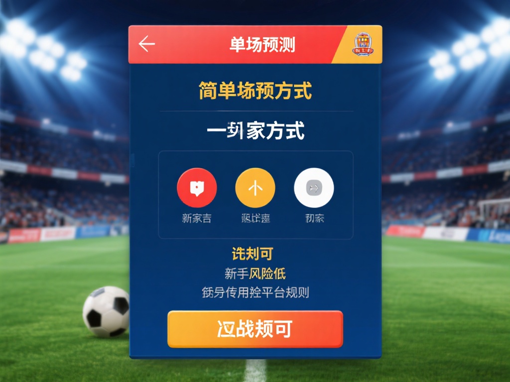 单场预测：这是最简单的一种方式，玩家只需预测比赛的