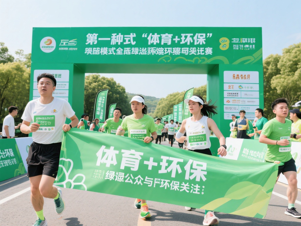 这种“体育+环保”的模式，不仅让赛事本身更有意义，